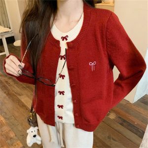 Cardigan đẹp hình nơ