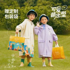 ÁO MƯA CHO BÉ CÓ CHỖ ĐEO BALO