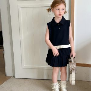 SET ÁO POLO MIX VÁY XẾP LY TIỂU THƯ HIỆN ĐẠI