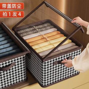 COMBO 2 HỘP VẢI BẢO QUẢN ĐỒ CÓ NẮP