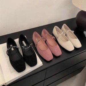 GIÀY BÚP BÊ QUAI XÍCH