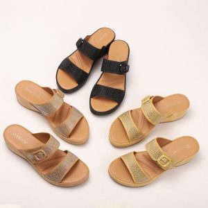 DÉP LÊ ĐẾ XUỒNG 2 QUAI CHO NỮ TRUNG NIÊN