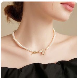 VÒNG CHARM BƯỚM NGỌC TRAI #CHINAGOLD