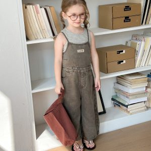 SET YẾM JEANS MIX ÁO THUN BÉ GÁI