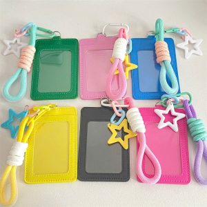 VÍ ĐỰNG THẺ DA PU PHỐI MÀU