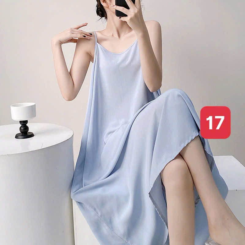 VÁY NGỦ 2 DÂY CHANH XẢ