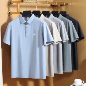 ÁO POLO NAM TRƠN MÀU LOGO NỔI
