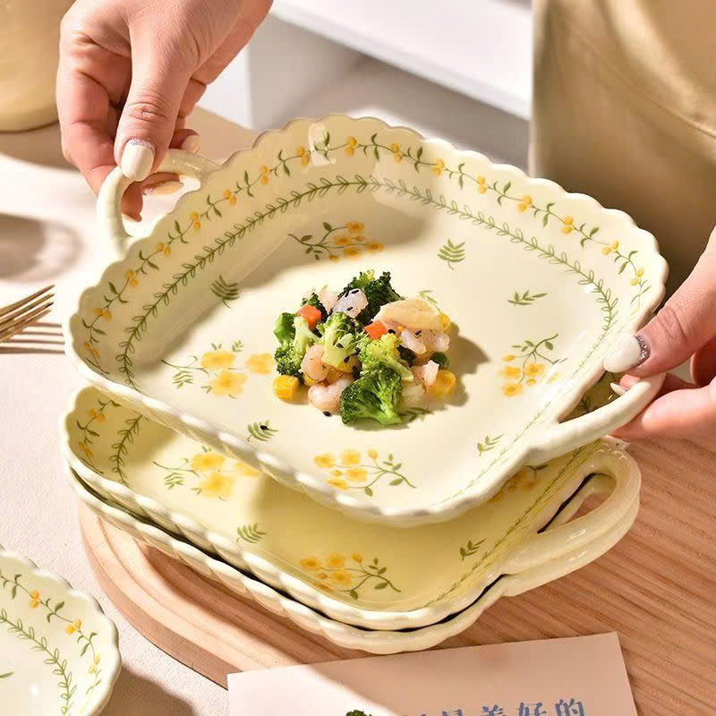 COMBO 2 CHIẾC ĐĨA VUÔNG 2 QUAI