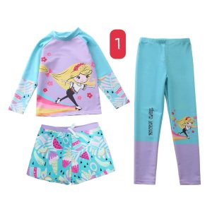 SET ĐỒ BƠI BÉ GÁI 3 CHI TIẾT