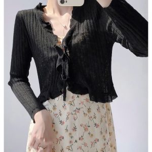 ÁO KHOÁC MỎNG VIỀN BÈO