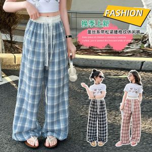 QUẦN SUÔNG KẺ SIZE ĐẠI BÉ GÁI