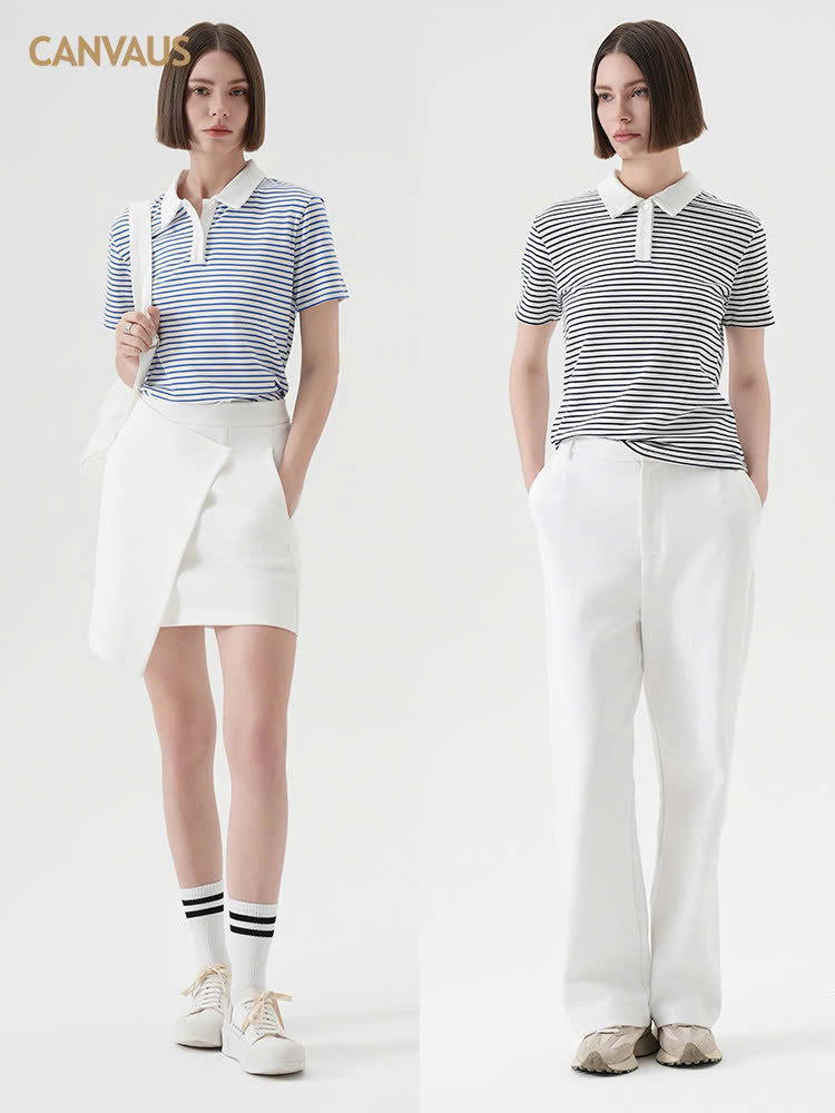 POLO KẺ CANVAUS