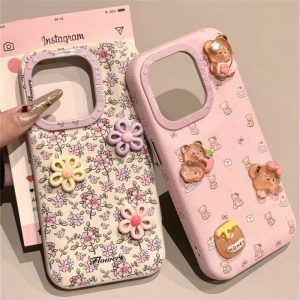ỐP ĐT HOA GẤU CUTE