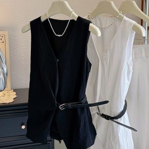 ÁO GILE PHỐI BELT ANNA