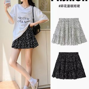 CHÂN VÁY NGẮN HOA NHÍ