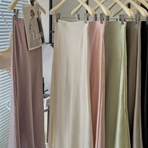 CHÂN VÁY ĐUÔI CÁ VẢI SATIN ANNA