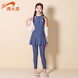 BỘ BƠI DÀI TAY GUIRENNIAO CHO BÉ GÁI