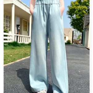 QUẦN JEAN TENCEL CẠP CHUN SIZE ĐẠI JUZITIGE