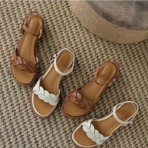 SANDAL ĐẾ THẤP QUAI TẾT