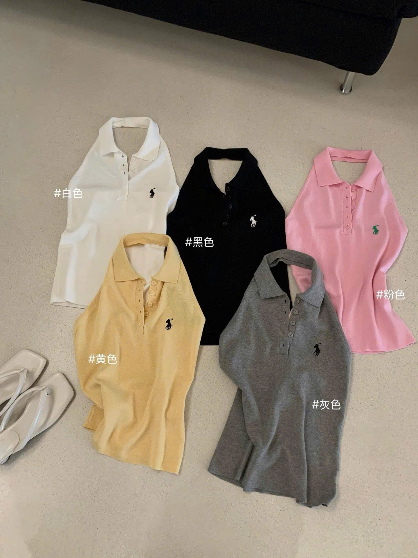ÁO YẾM CỔ SƠ MI NHÀ WGWE