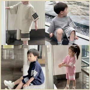 BỘ SHORT THỂ THAO CHO BÉ TRAI BÉ GÁI