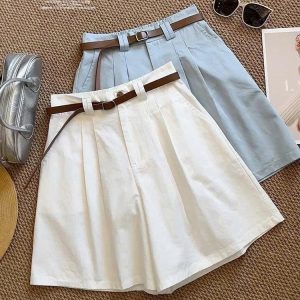 QUẦN SHORT ANNA ỐNG RỘNG KÈM BELT