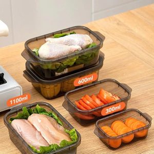 SET 6 HỘP NHỰA NẮP DẺO ĐÔNG LẠNH