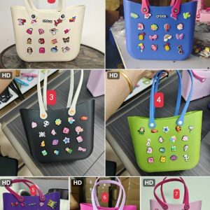 Túi Crocs kèm charm siêu xinh
