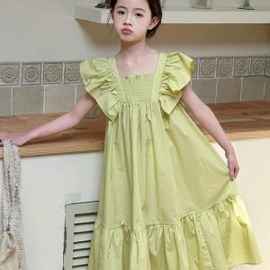 VÁY BABYDOLL CÁNH TIÊN BÉ GÁI
