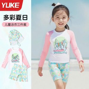 SET BƠI 3 CHI TIẾT KÈM MŨ CHO BÉ HÃNG YLIKE