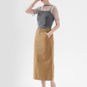 CHÂN VÁY CHỮ A CANVAUS