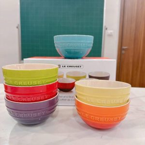 BỘ 6 BÁT SỨ CẦU VỒNG LE CREUSET