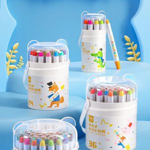 ‼️ ‼️ HỘP BÚT SÁP LỤA 2IN1