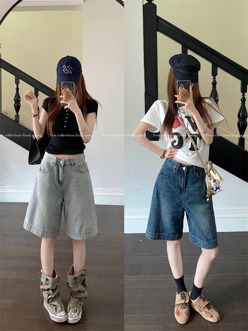 Short jean ngố mùa hè
