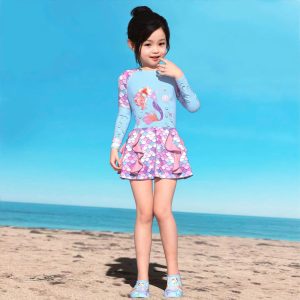VÁY BƠI TAY DÀI NÀNG TIÊN CÁ BÉ GÁI