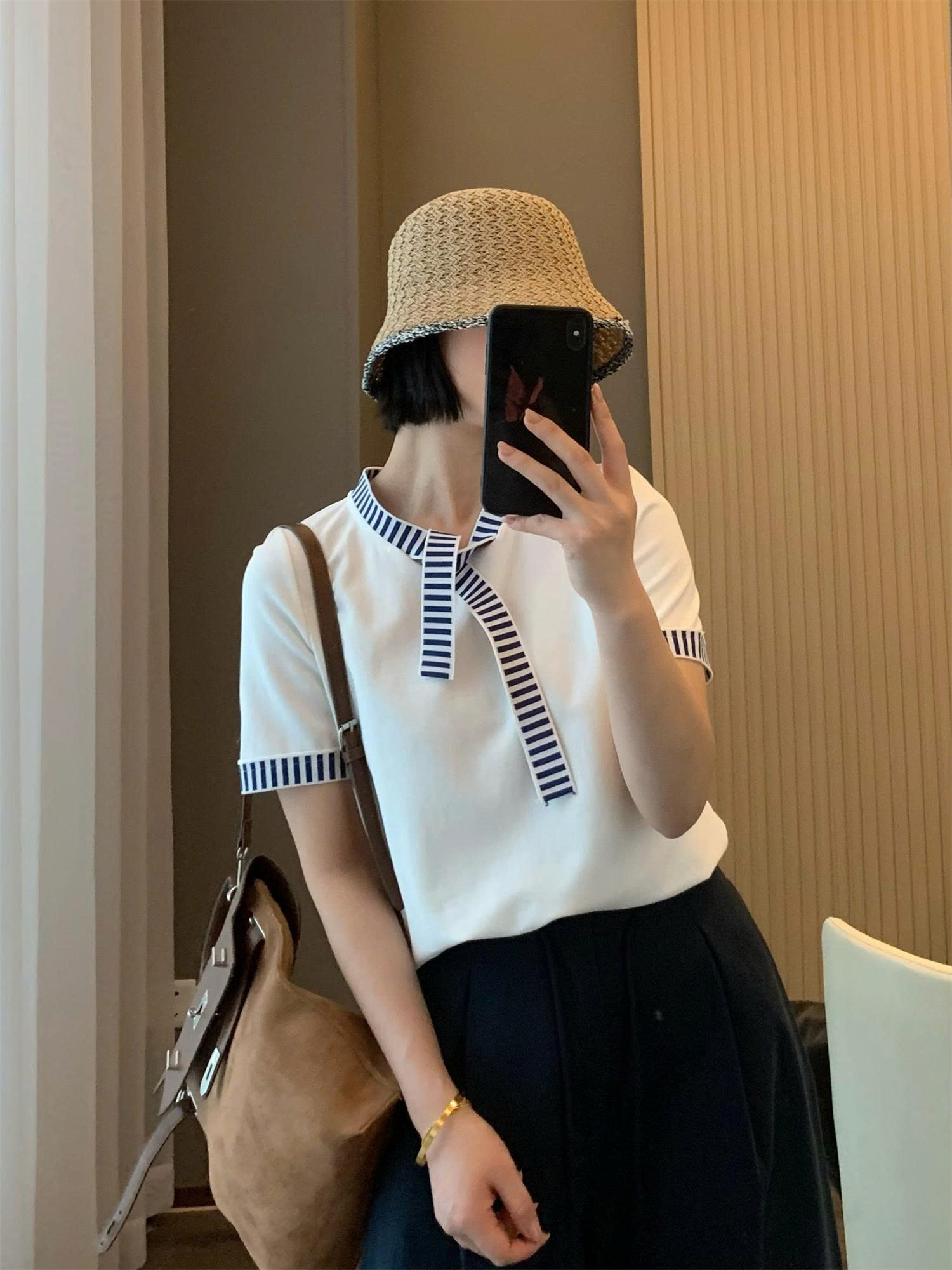ÁO PHÔNG VIỀN KẺ INBLUE