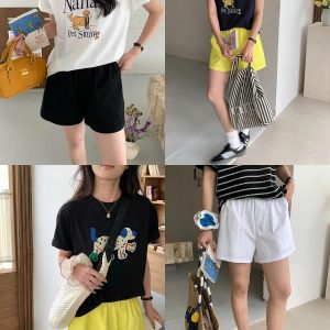 Quần short cotton nguyên chất nhà 3th Morning