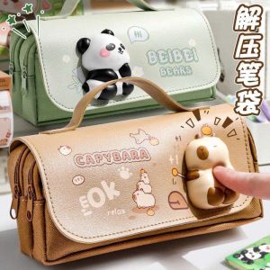 HỘP ĐỰNG BÚT GẮN THÚ MỀM