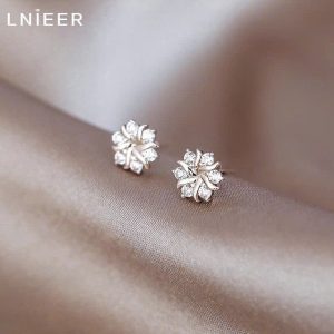 Hoa tai bông tuyết #LNIEER chính hãng