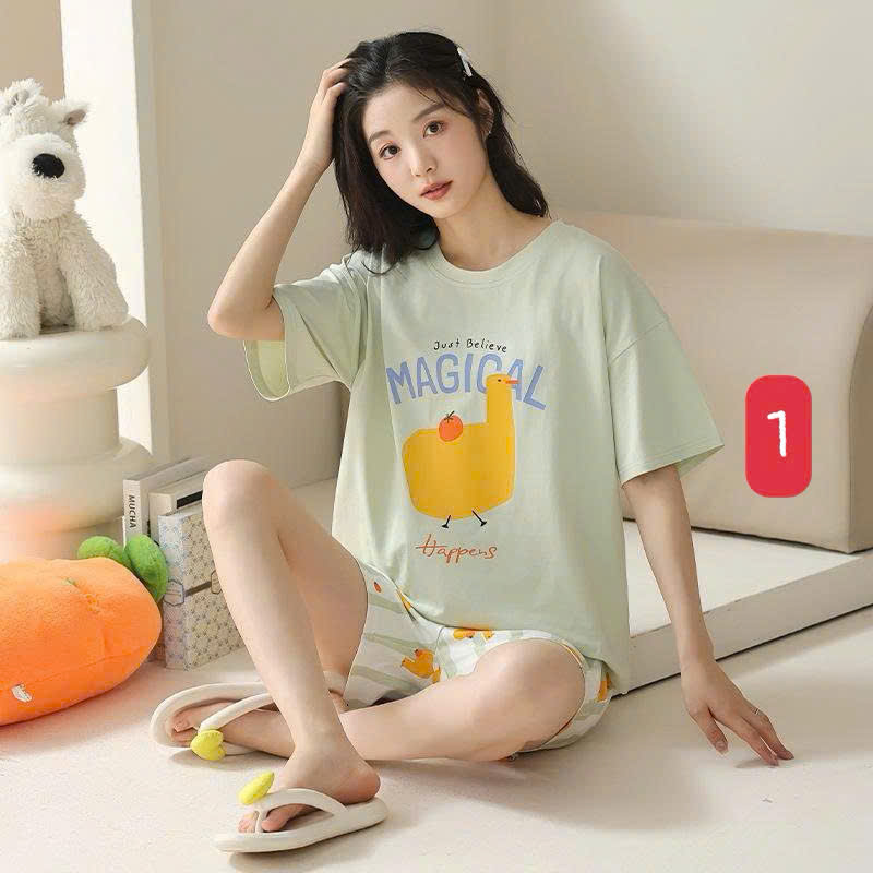 BỘ ĐÙI COTTON MẶC NHÀ