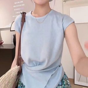 ÁO MONTOGHI DỆT KIM MỎNG SÁT NÁCH VẠT CHÉO