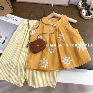 SÉT BABYDOLL HOA VÀNG