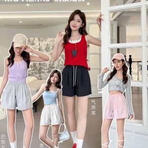 QUẦN SHORT CẠP CHUN MOTIE NỮ