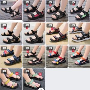 Đôi sandal xịn xò zá hạt dẻ cho các bé trai
