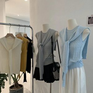 ÁO LEN DỆT BA LỖ KÈM KHĂN