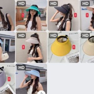 MŨ CHỐNG NẮNG MÙA HÈ THOÁNG KHÍ CHO NỮ