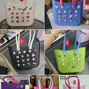Túi Crocs kèm charm siêu xinh