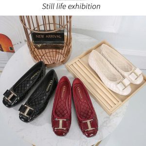 Giày bệt đế mềm mũi vuông