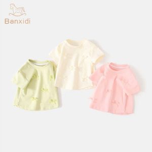 ÁO NƠ CỘC TAY CHO BÉ GÁI