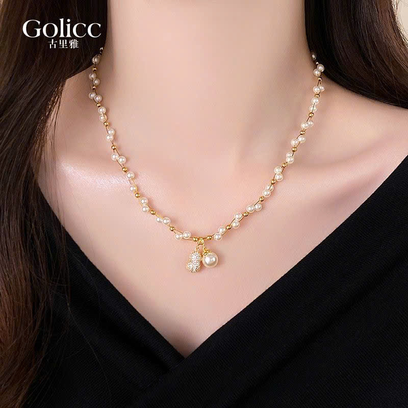 VÒNG CỔ NGỌC TRAI GOLICC
